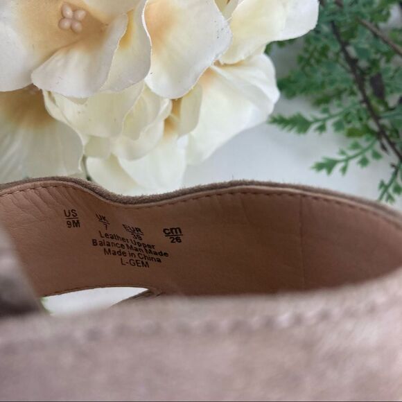 FRANCO SARTO Gem suede sandal block heel shoe 9M - Picture 8 of 8